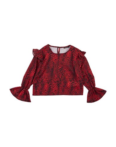 J'aime' Kid Girl Top Red Size 10 Polyester, Elastane