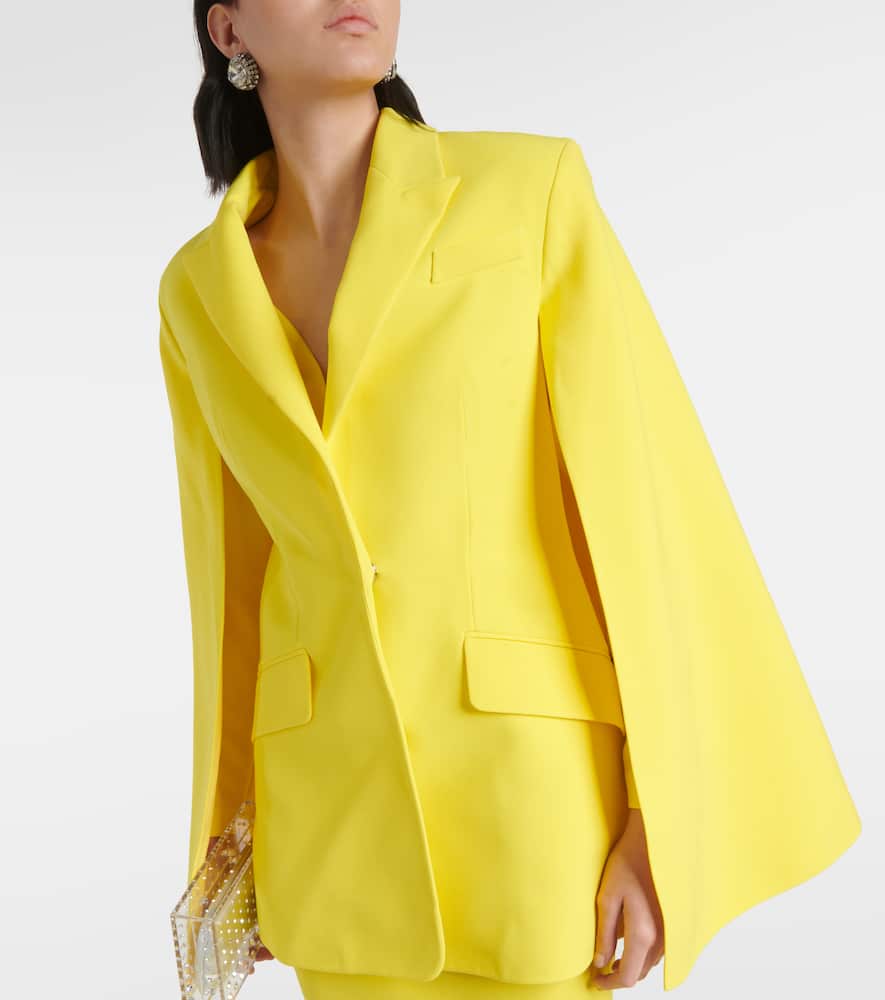Hadley caped crêpe blazer