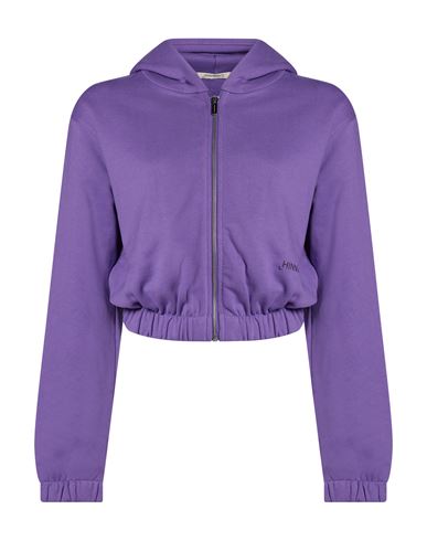 Woman Sweatshirt Purple Size M Cotton
