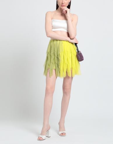 Woman Mini skirt Acid green