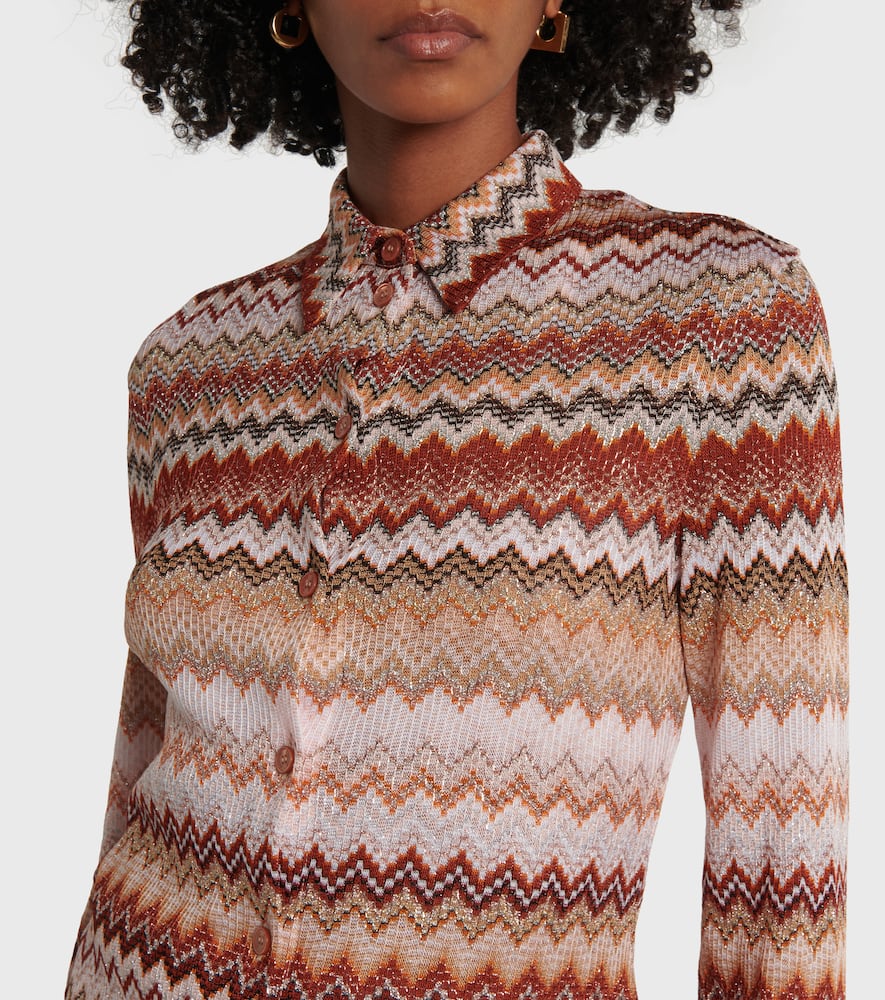 Missoni Zigzag lamé shirt