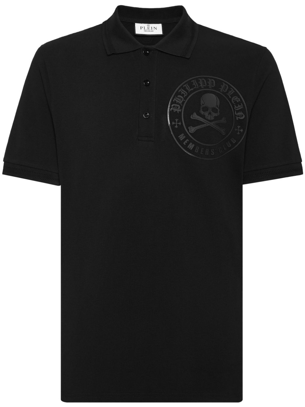 Logo-embellished cotton polo shirt - Black