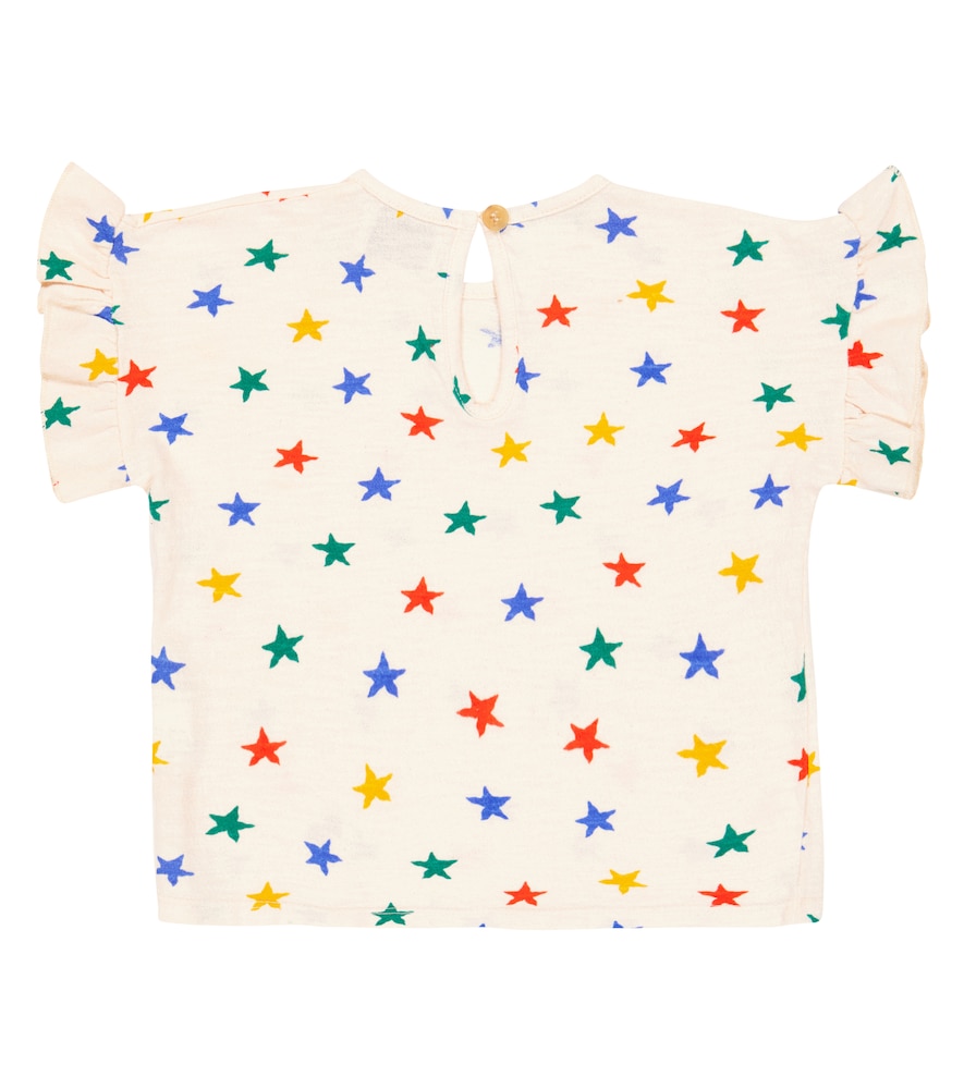 Bobo Choses Baby ruffle-trimmed cotton T-shirt