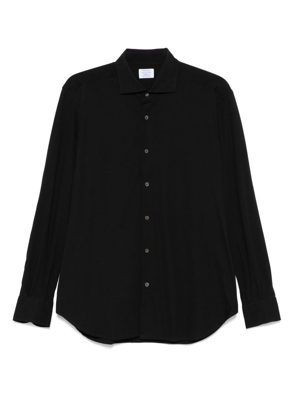 Mazzarelli stretch-cotton shirt - Black