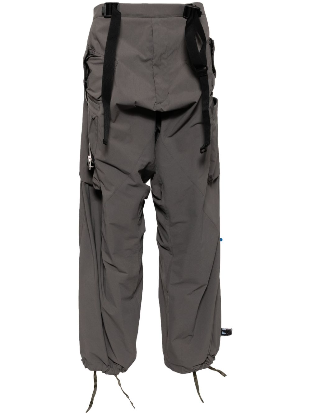 P30AL-E drop-crotch trousers - Grey