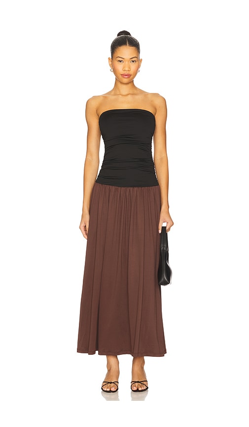 NIA Santal Dress in Black & Brown. XL also in S, XS
