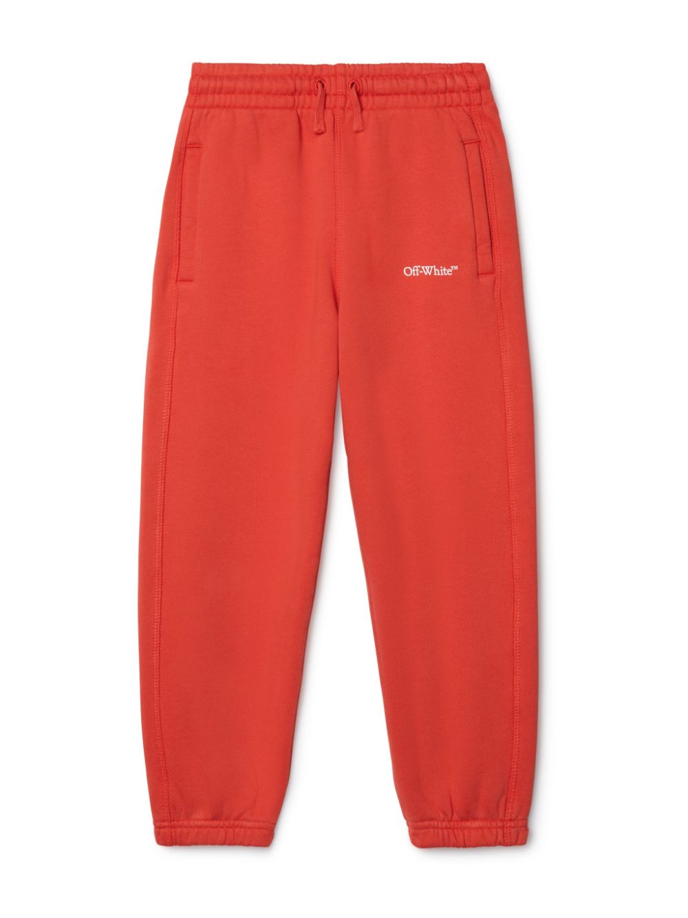 Bookish Diag cotton track pants - Red