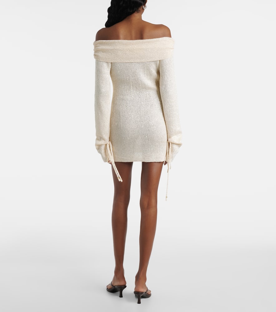 Rory sequined knitted minidress