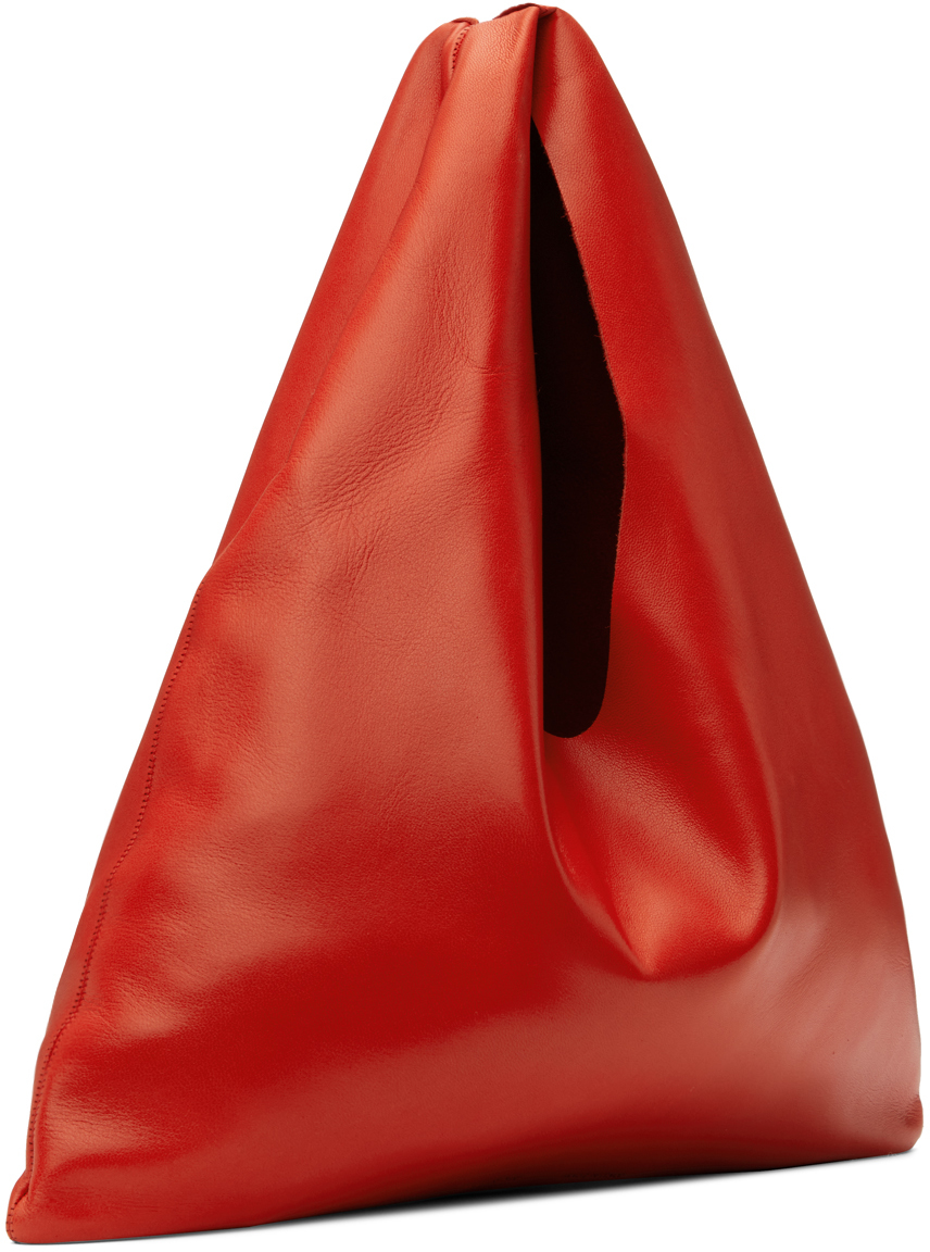The Row Red Small Bindle Bag