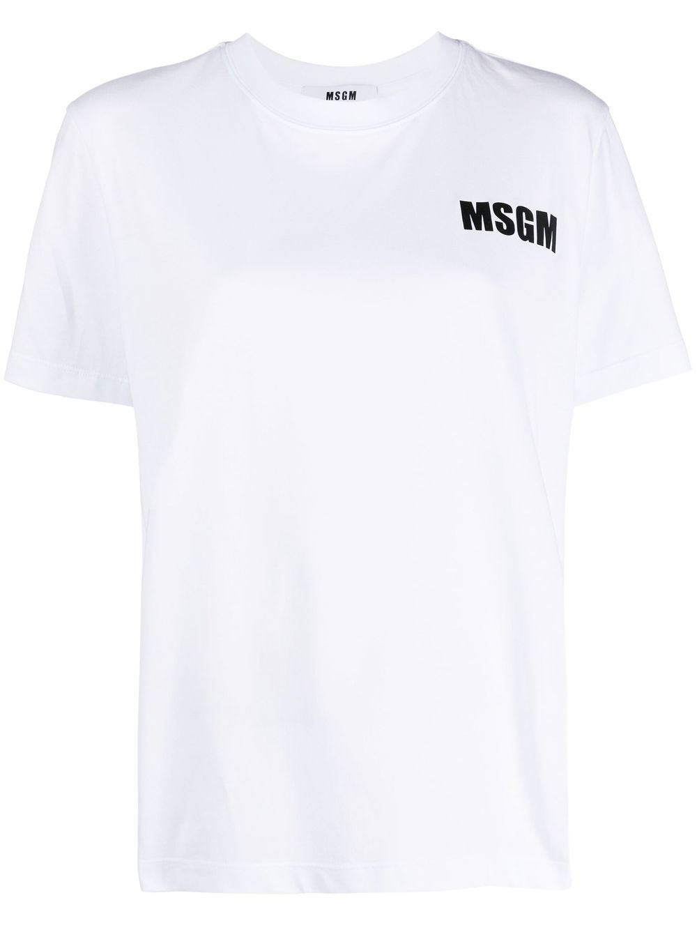 Logo-print round-neck T-shirt - White