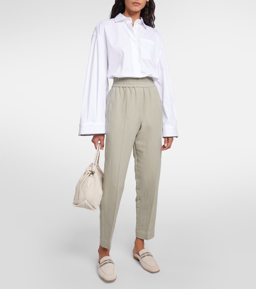 Cotton-blend shirt