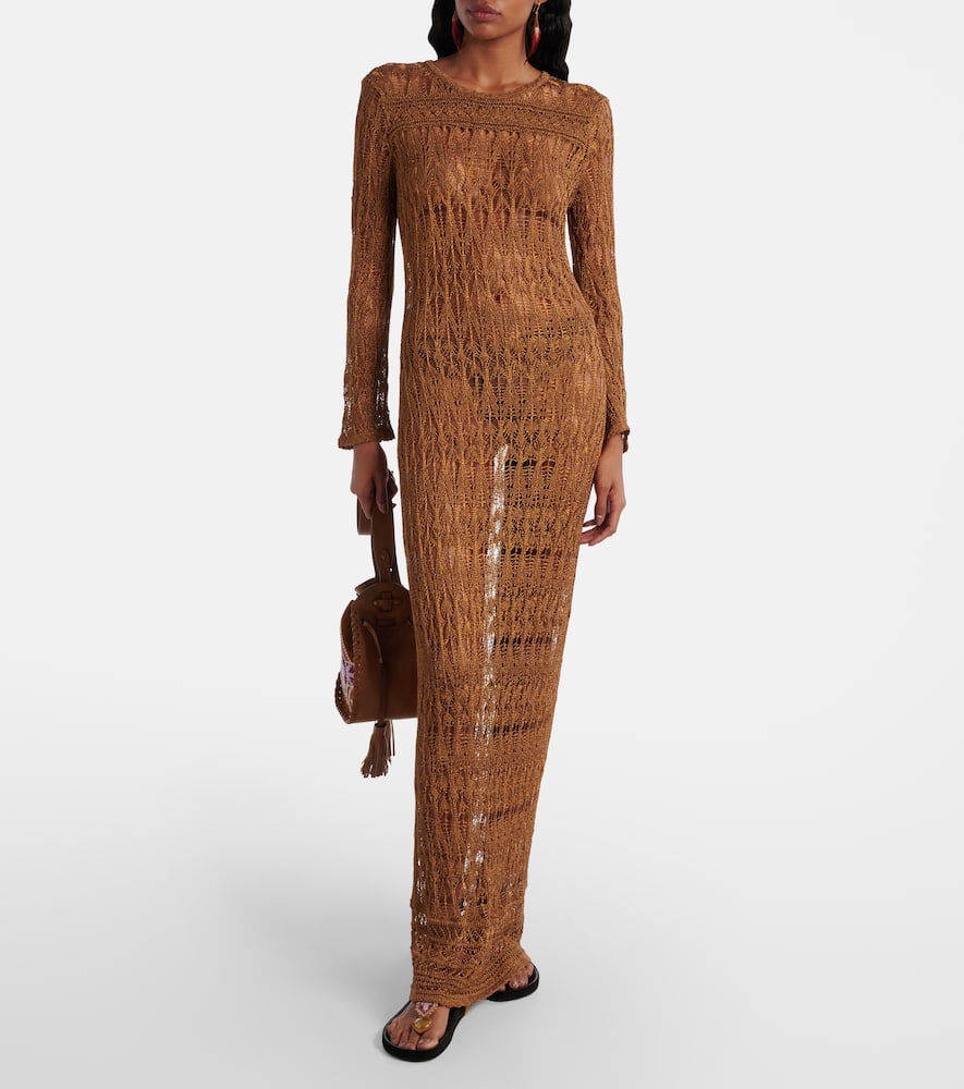 Paloma sheer maxi dress
