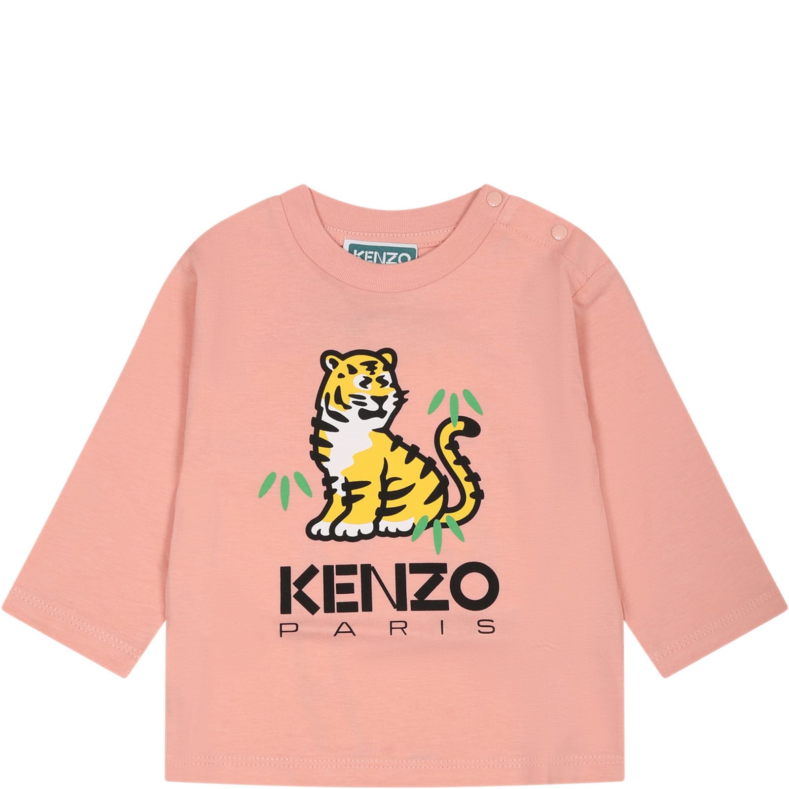 Graphic-print cotton sweatshirt - 43G pink