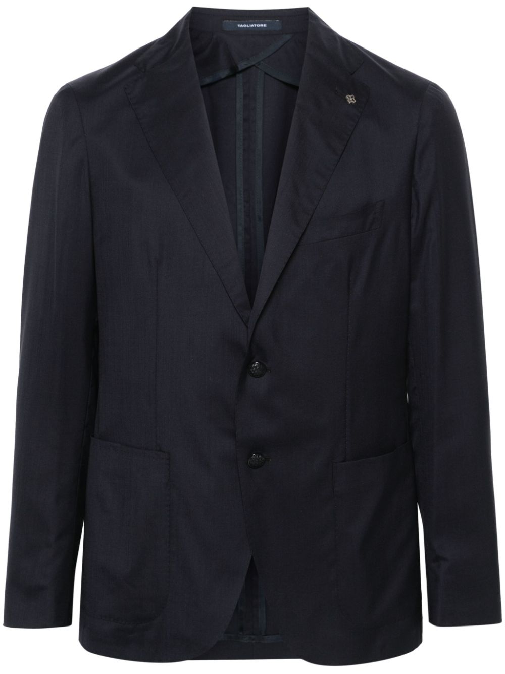 Single-breasted blazer - Blue