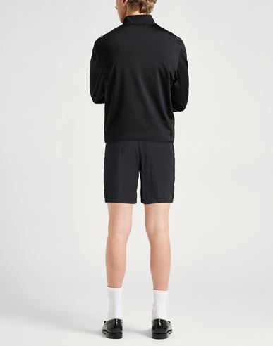 Man Shorts & Bermuda Shorts Black Size 32 Linen