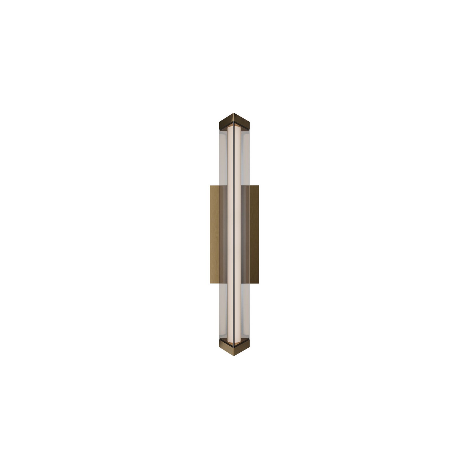 Aged Brass LED Wall Sconce from the Boulevard Collection