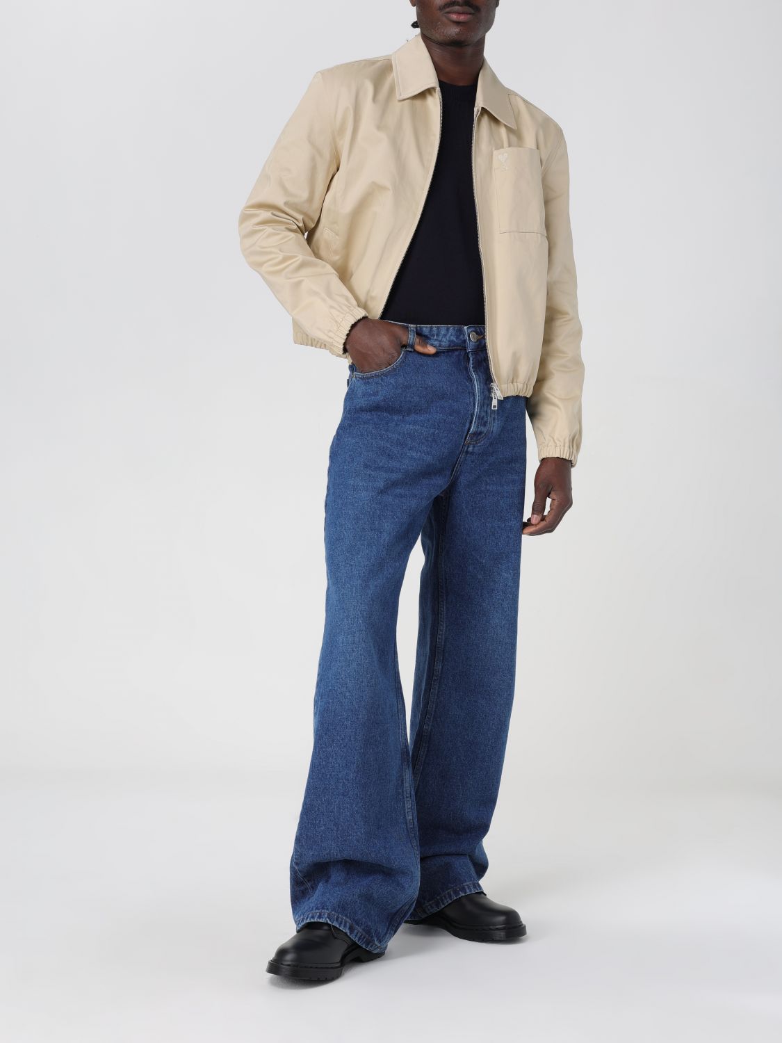 Jacket AMI PARIS Men color Beige