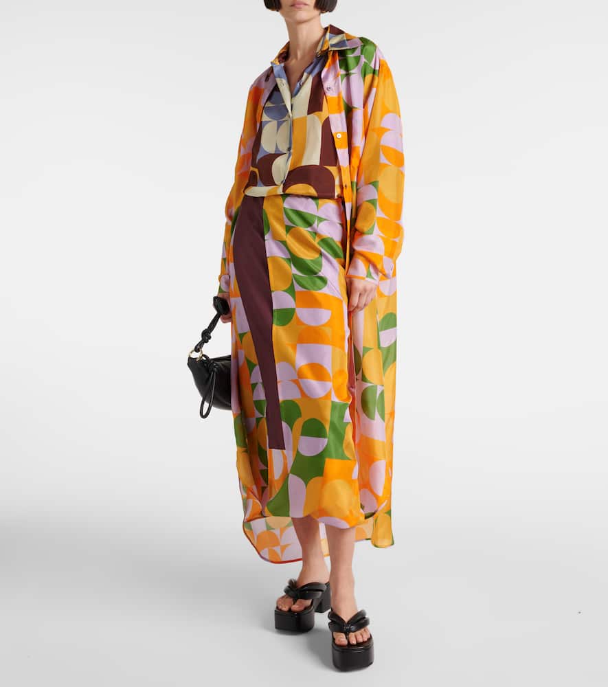 Dries Van Noten Draped gown