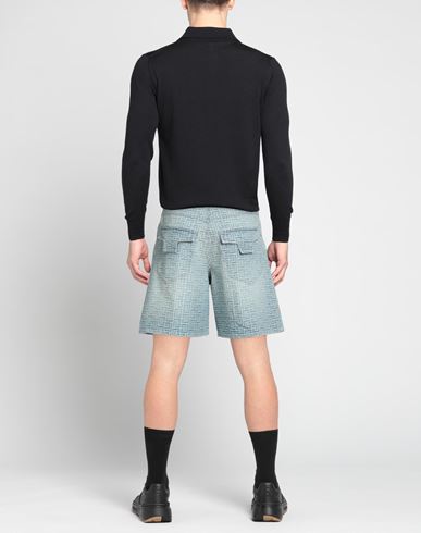 Man Denim shorts Blue