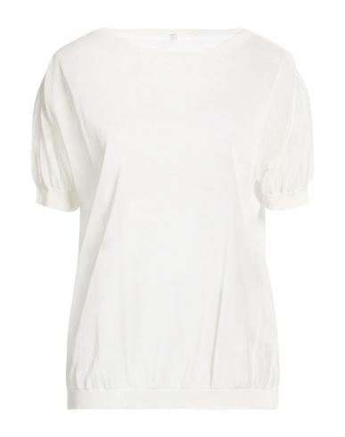 Collezione N_01 Woman Sweater White Size L Viscose, Polyamide