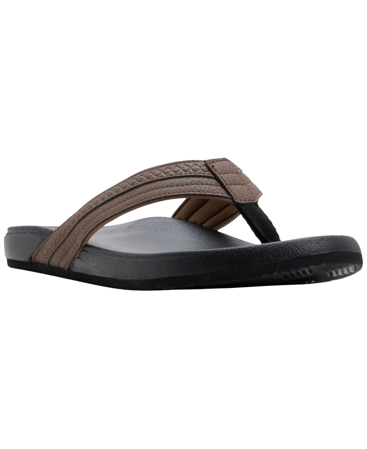 Men's Spinnaker Slip-on Thong Sandals - Brown