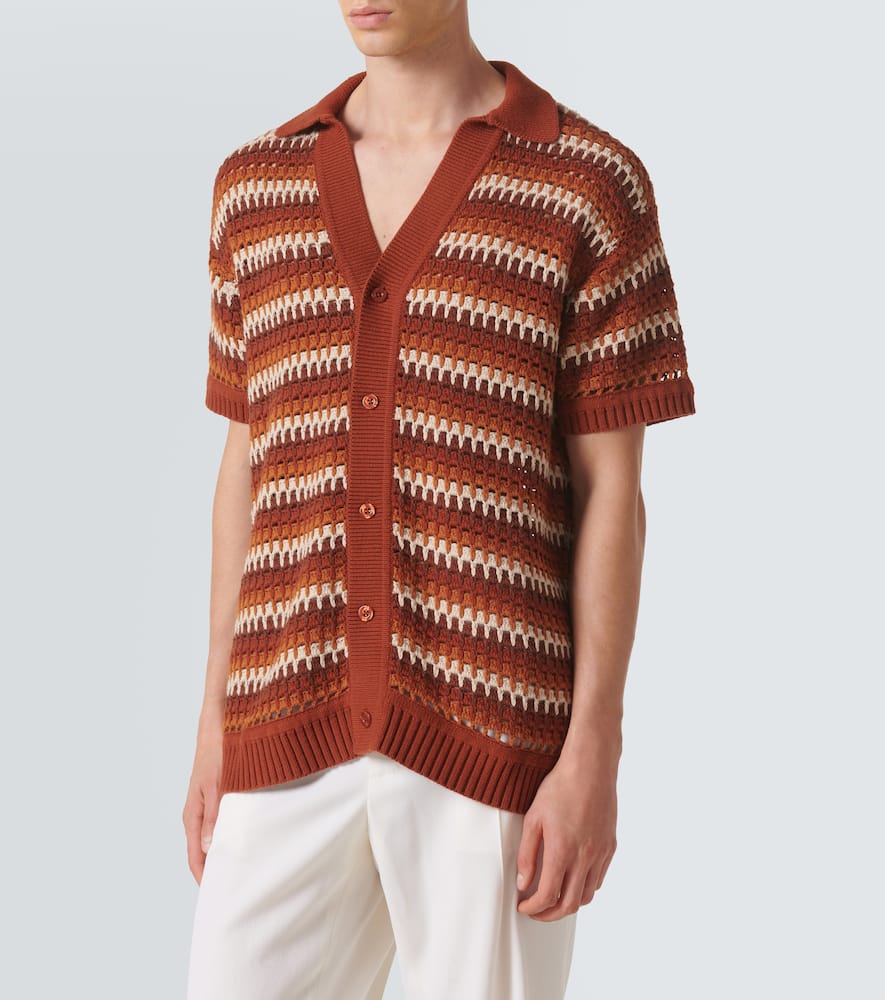 Pinto crochet cotton shirt