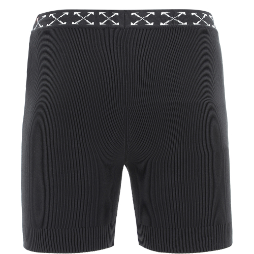 Woman Black Bold Shorts