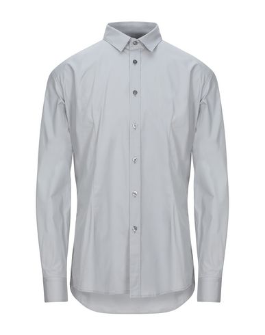 Man Shirt Light grey Size 15 ¾ Cotton, Elastane