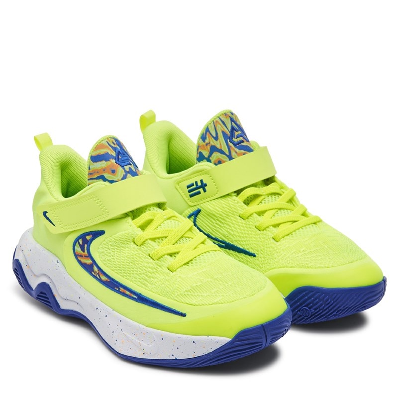 Kids' Giannis Immortality 4 Basketball Shoe Little Kid Shoes (Green/Blue)