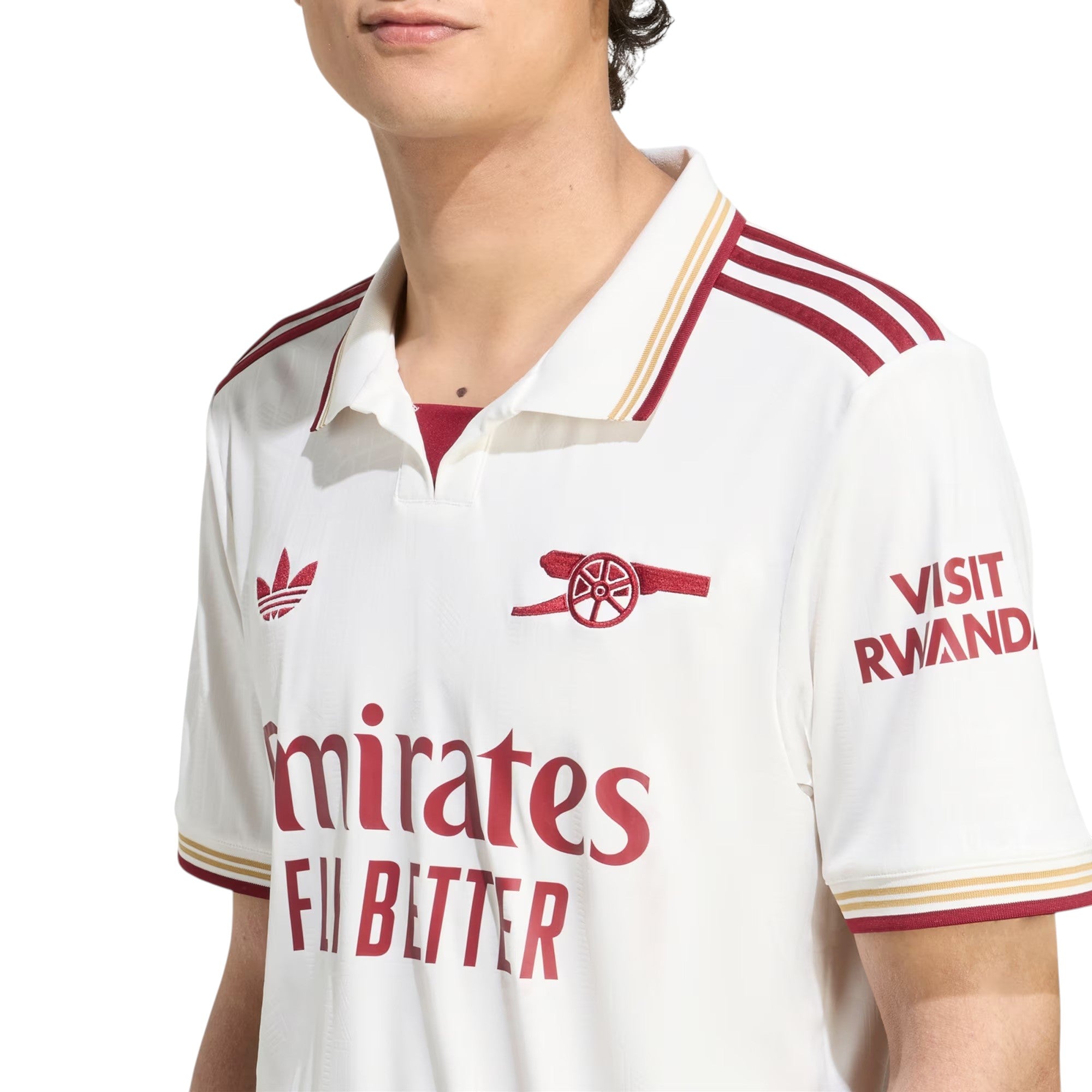 Arsenal 2025/2026 Third Kit 'Cloud White Burgundy'