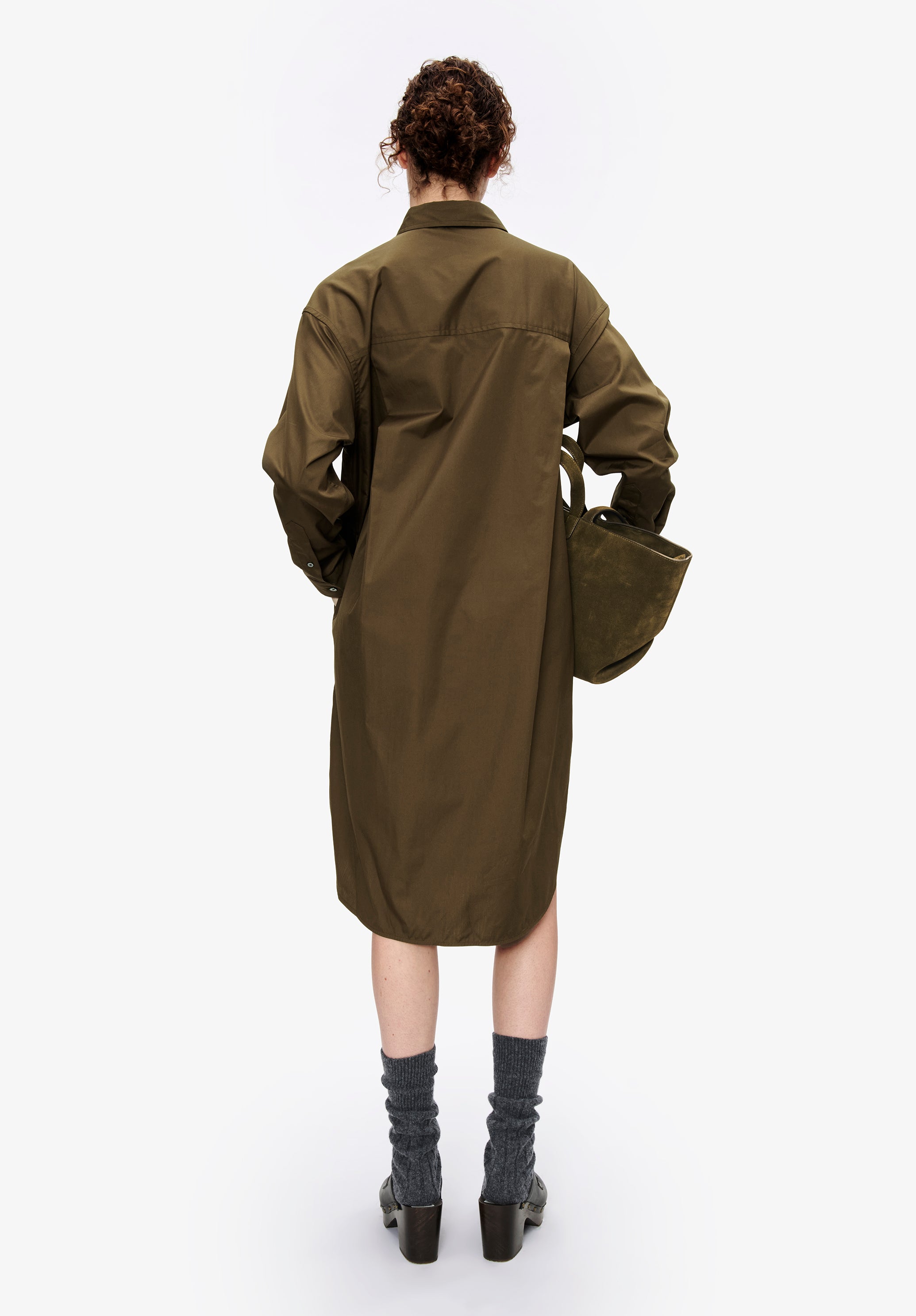 A. P.C. Women's Carola Dress Size: 34 in Khaki green