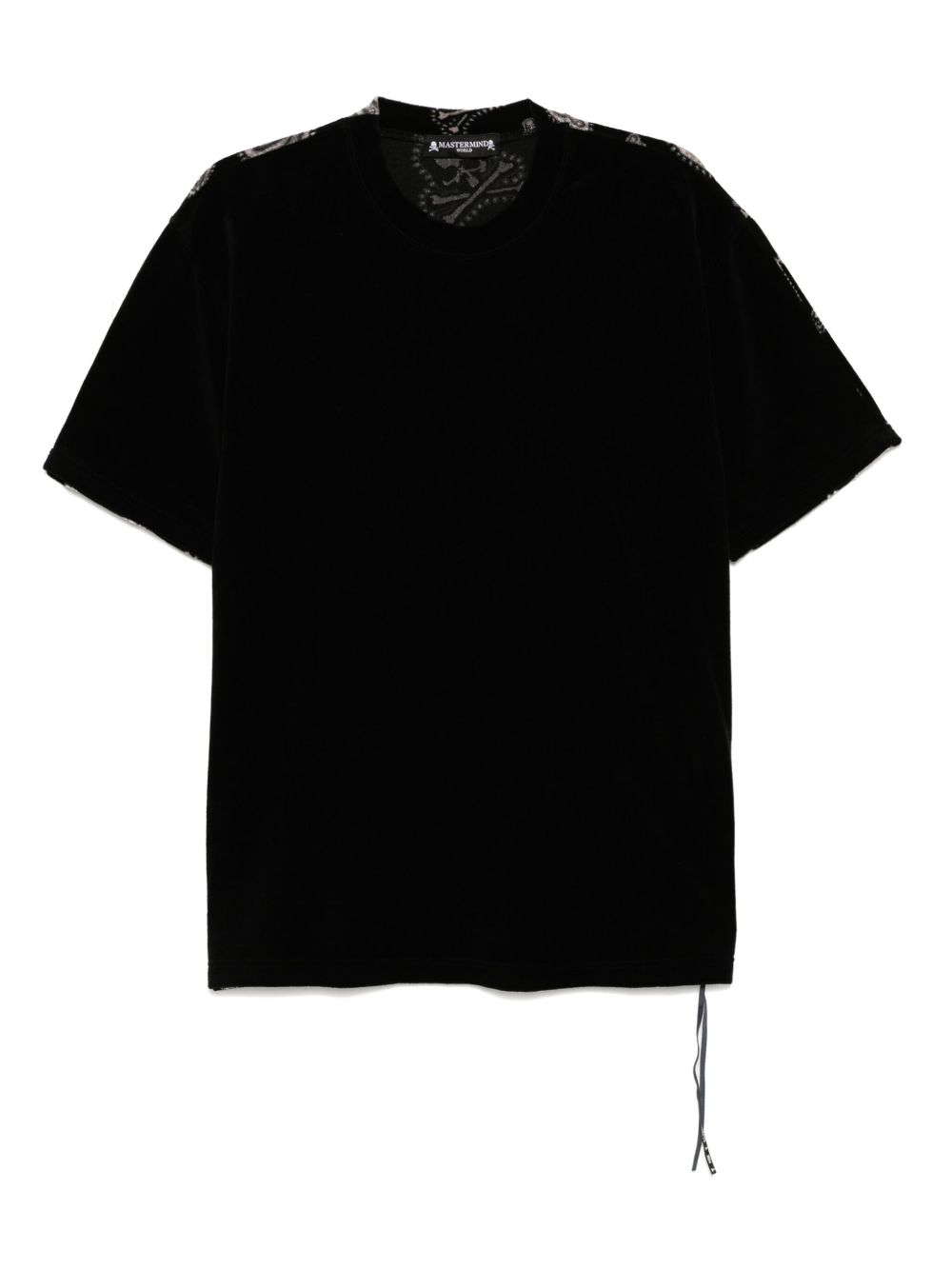 Mastermind World velvet T-shirt - Black
