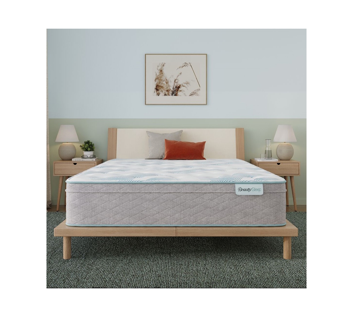 "Beautysleep Bashful Lullaby 12.25"" Medium Euro Top Mattress - Queen"