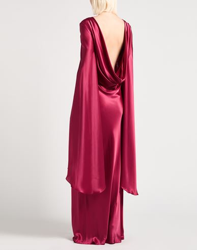 Woman Maxi dress Burgundy Size 1 Silk