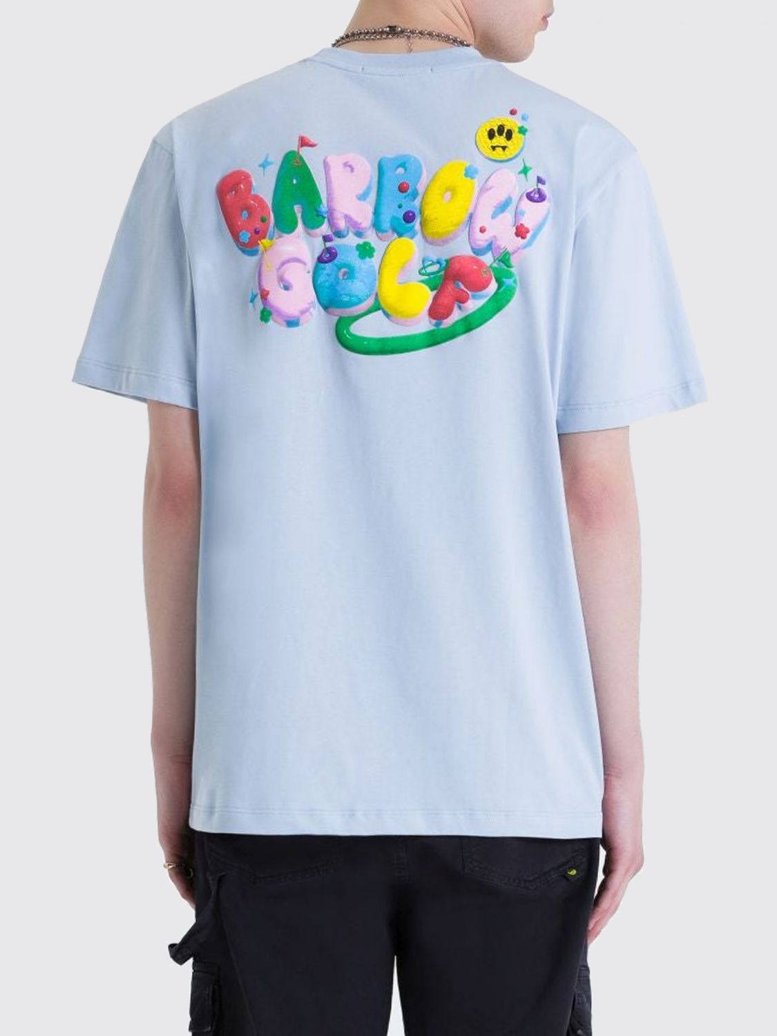 Raised-logo T-shirt - Black