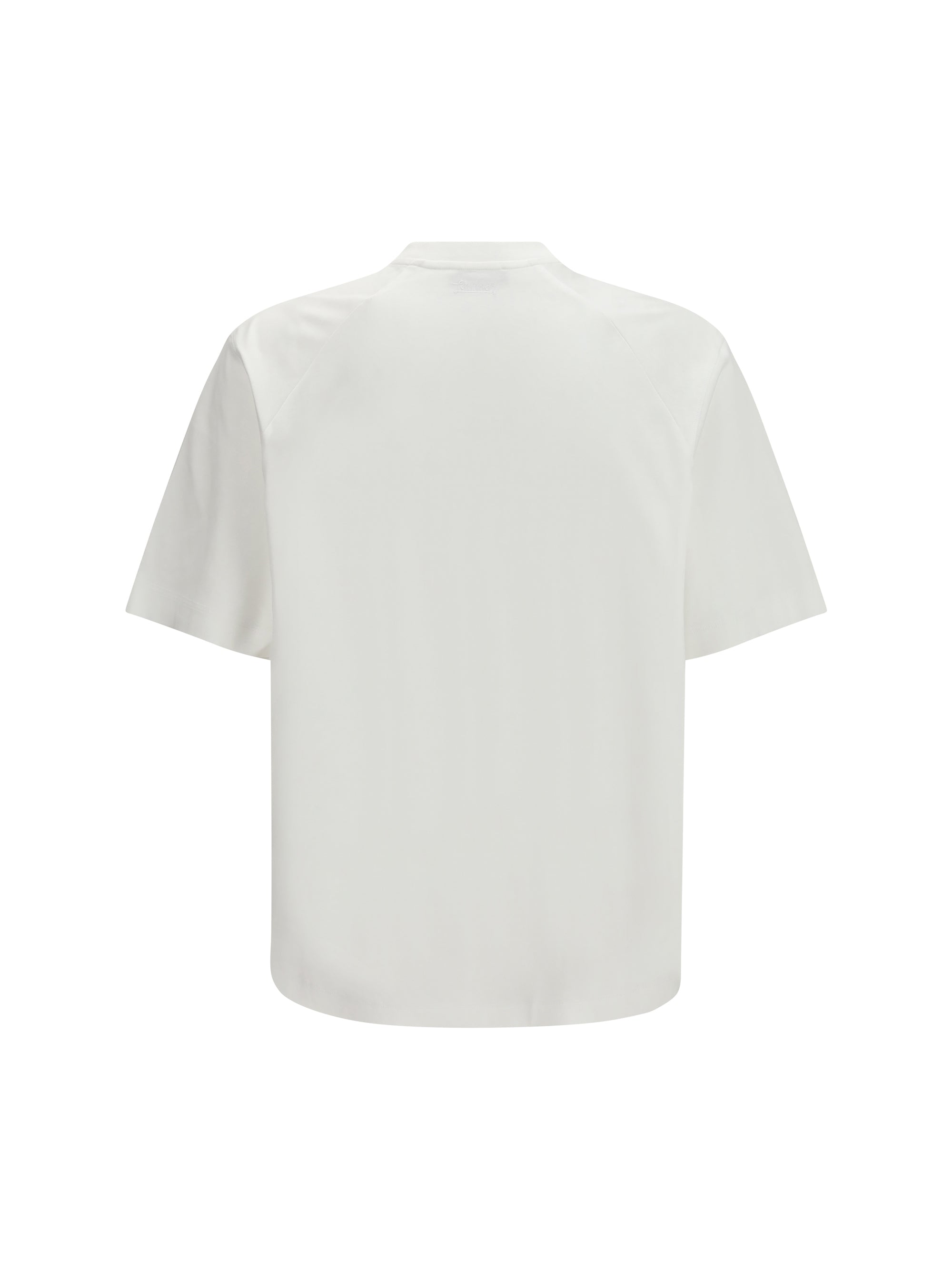 Patch Pocket Cotton T-Shirt — White