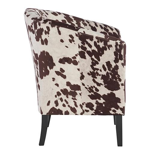 Home Jackson Cow-Print Club Chair