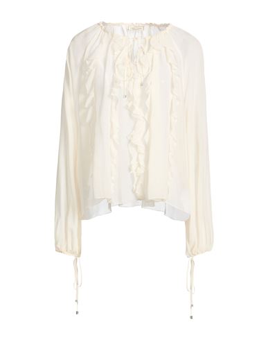 Woman Top Ivory Size 2 Silk