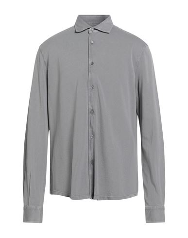 Man Shirt Grey Size 46 Cotton