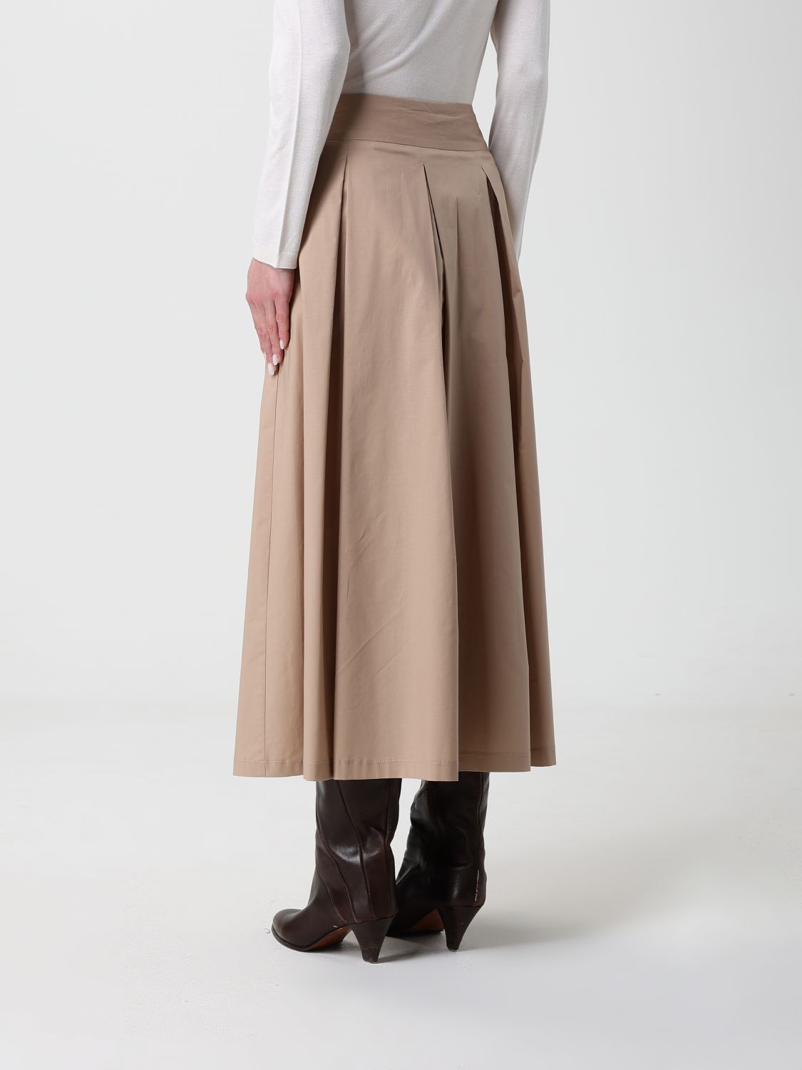 Skirt Woman color Camel