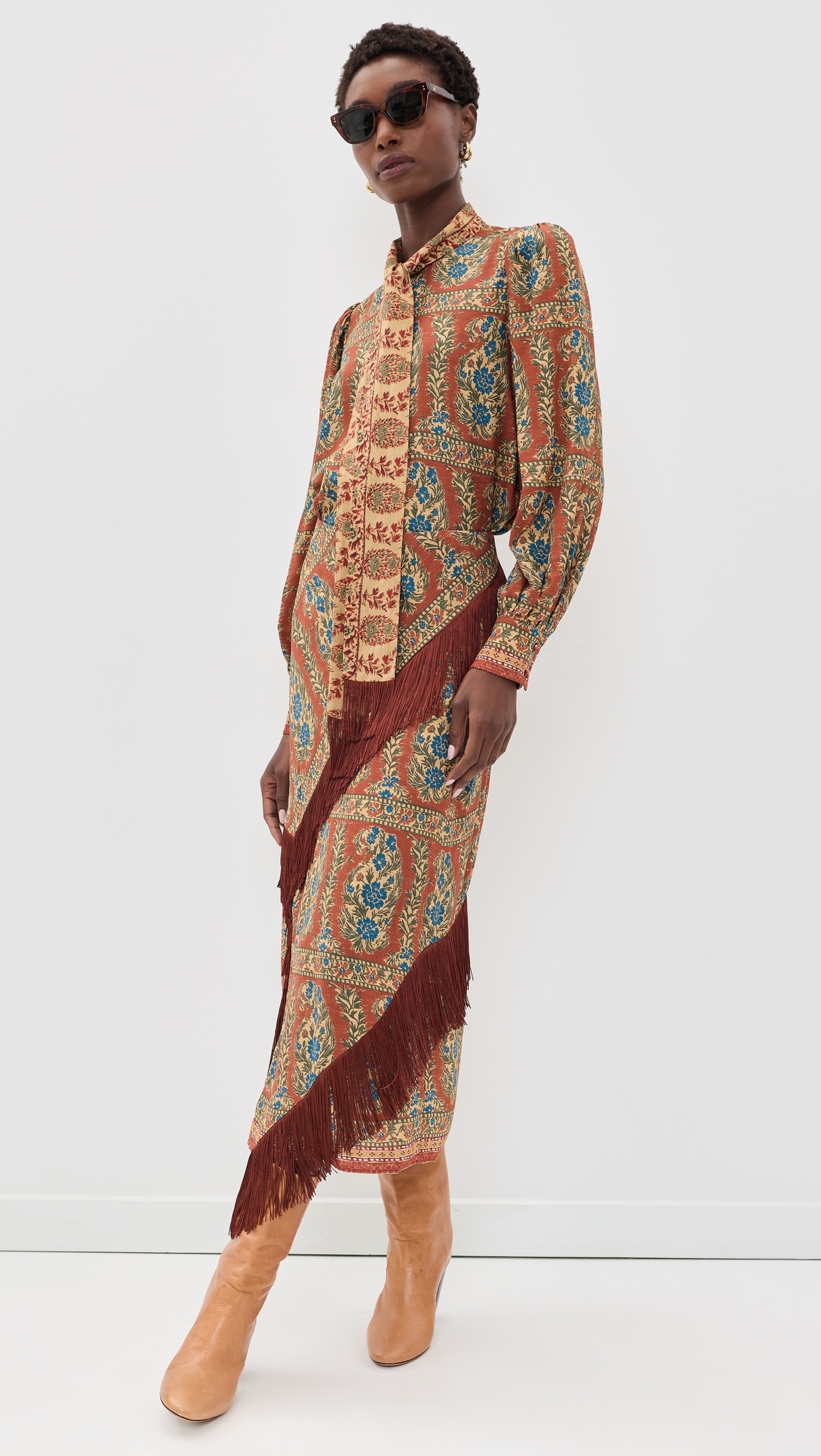 Karis Blouse Amber Glen Brown