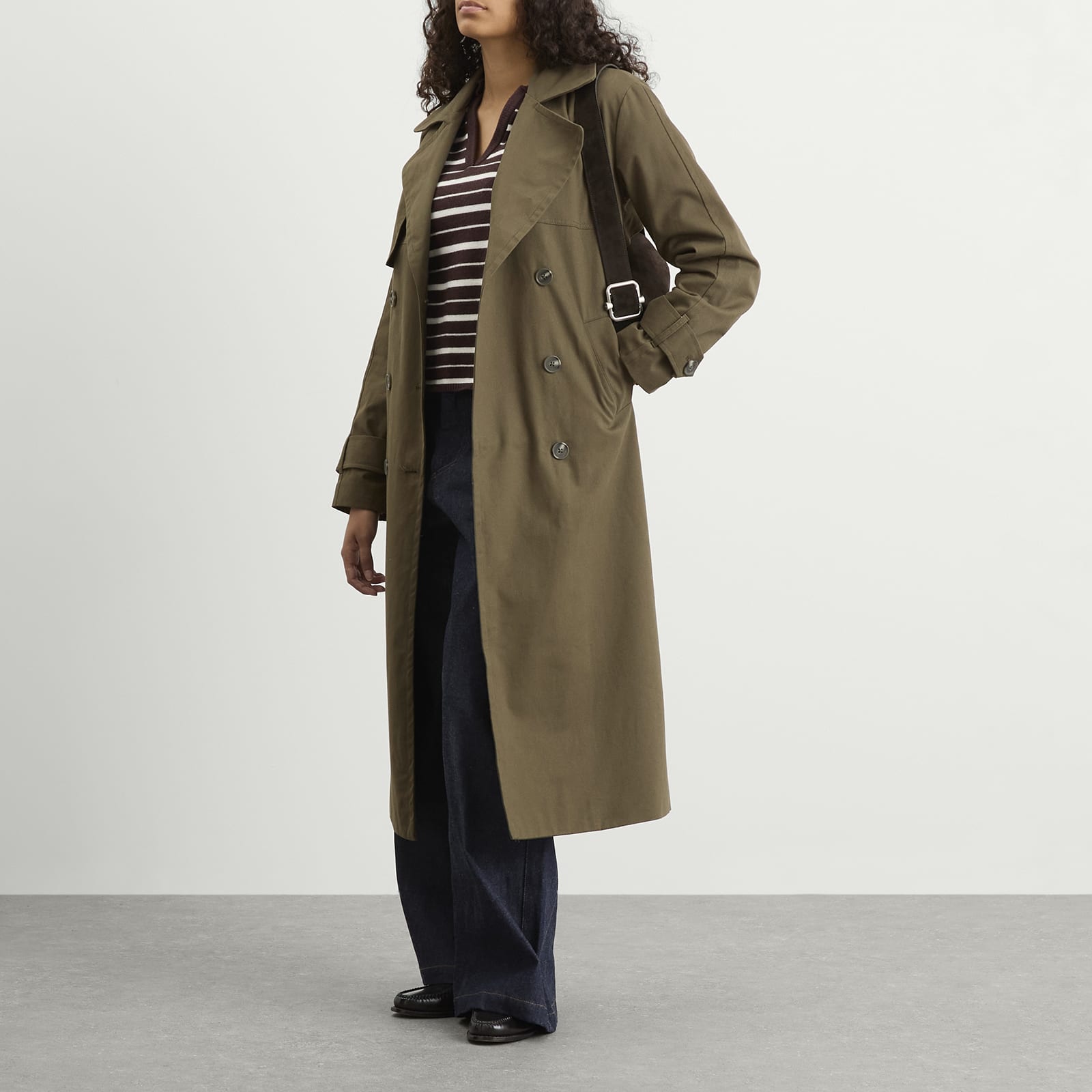 Women's Tabi Trench Coat Khaki