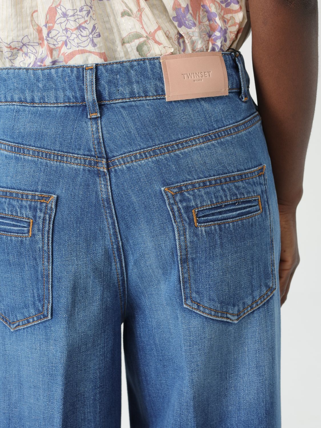 Pants TWINSET Woman color Blue