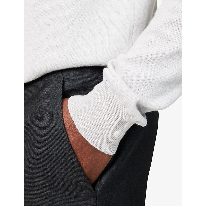 Mens Valter Crew-Neck Cotton and Cashmere-Blend Jumper