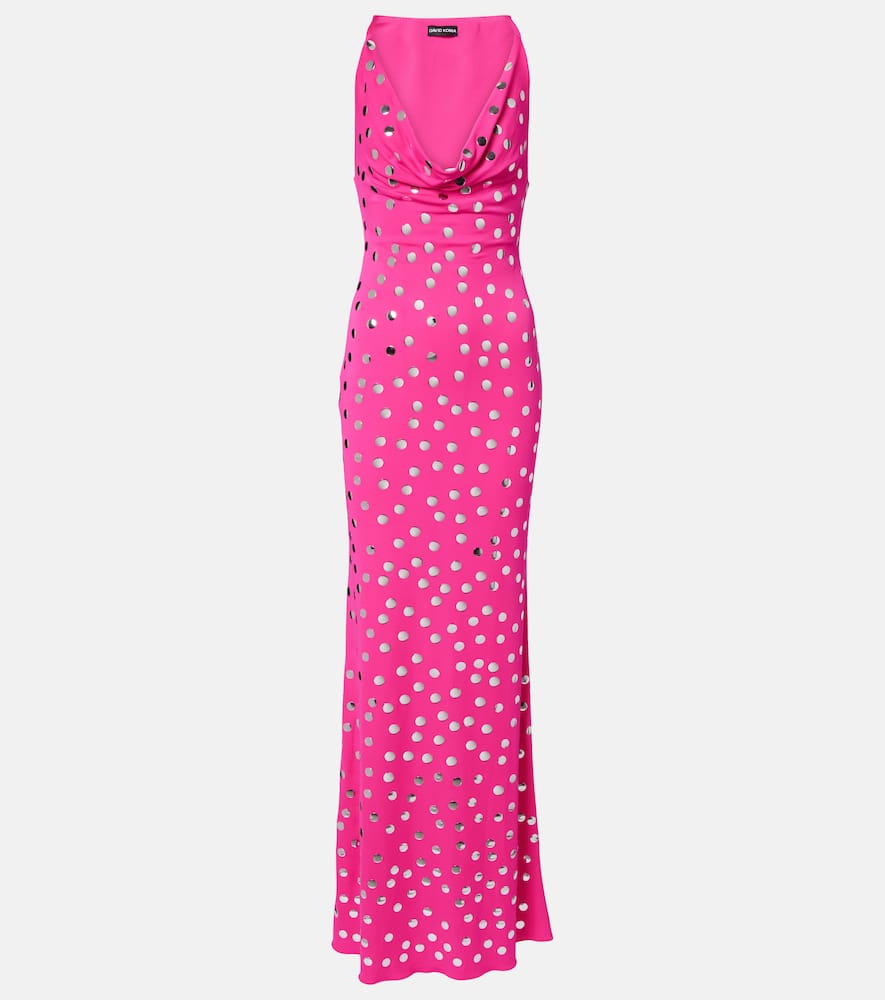 Polka-dot gown