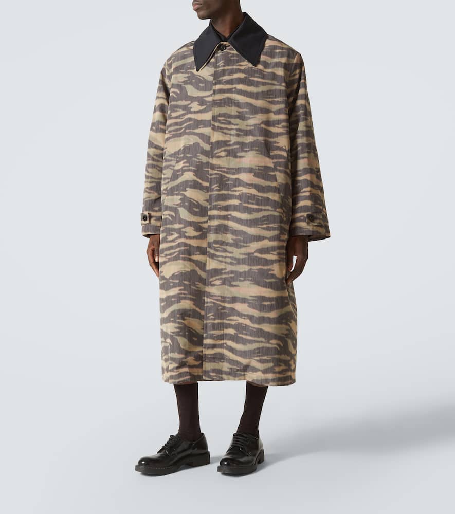 Camouflage car coat