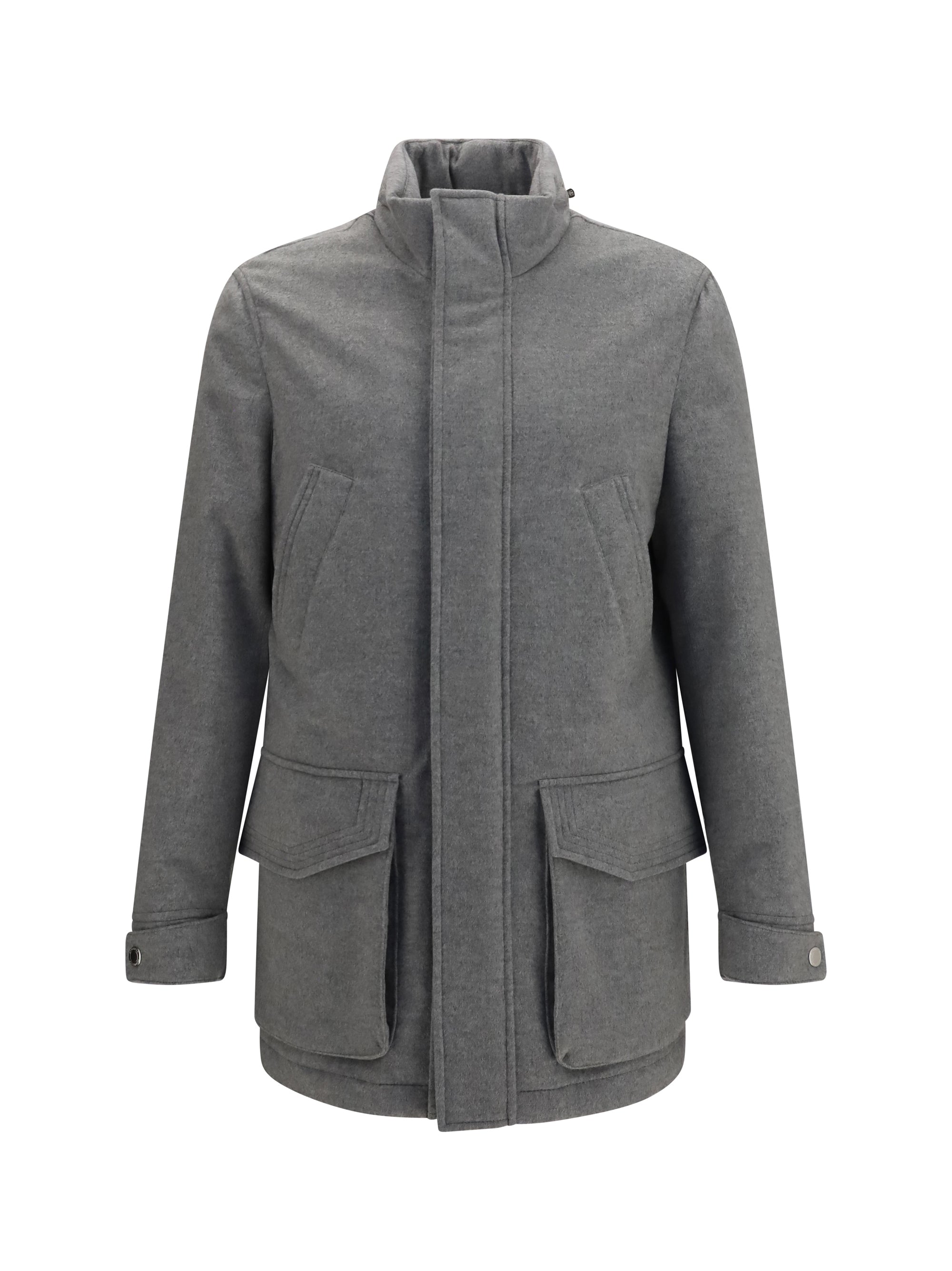 Cashmere Jacket — Gray