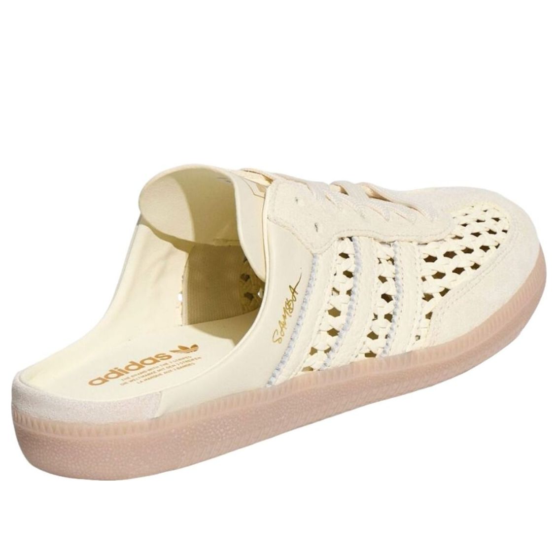 (WMNS) Samba Mule Woven 'Crew White'