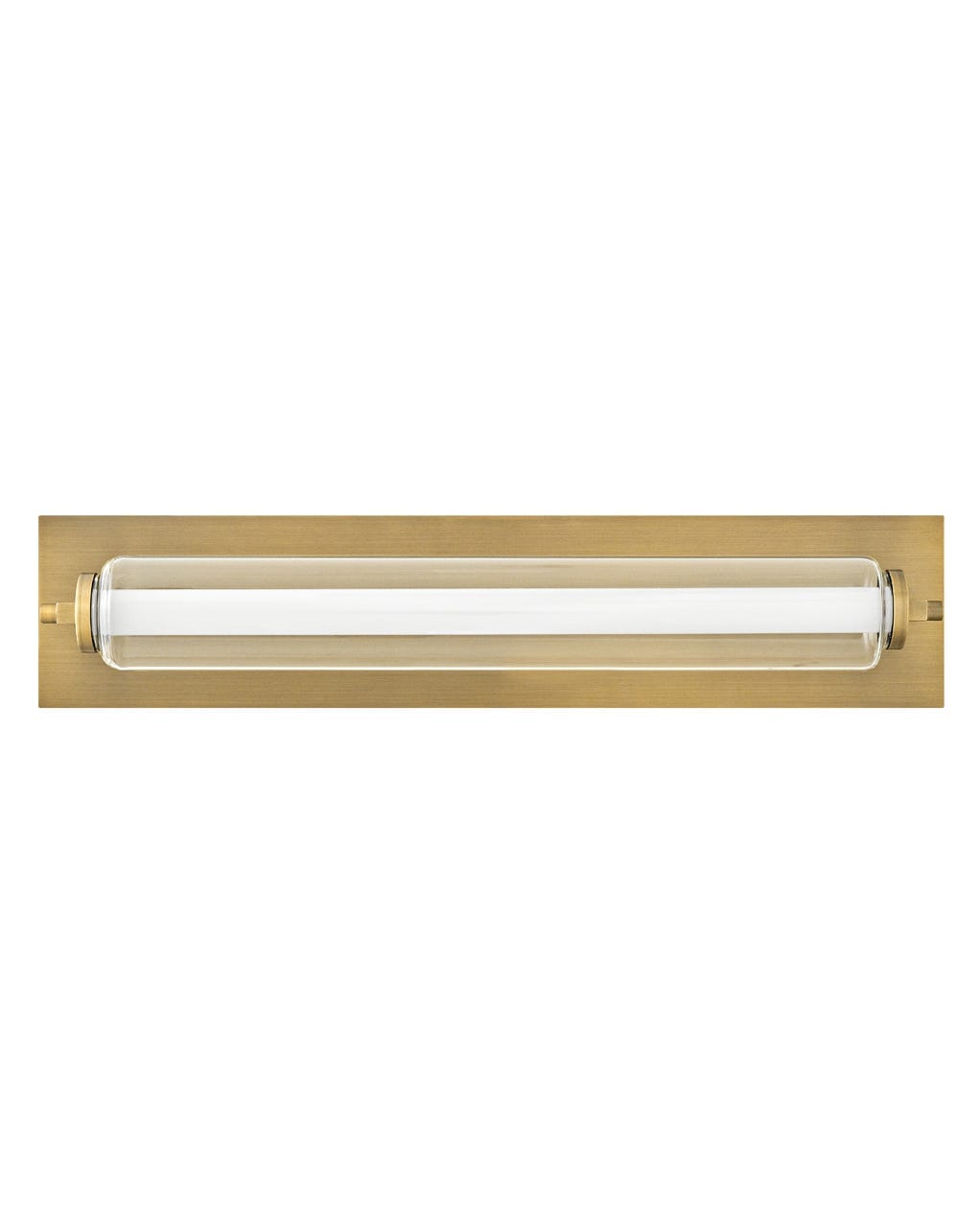 Lacquered Brass LED Vanity from the Lucien Collection