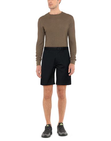 Man Shorts & Bermuda Shorts Black Size 30 Cotton, Elastane